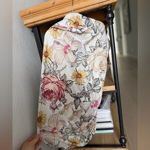 Floral Print Baby Changing Pad Cover.